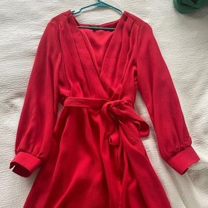 Topshop red dress